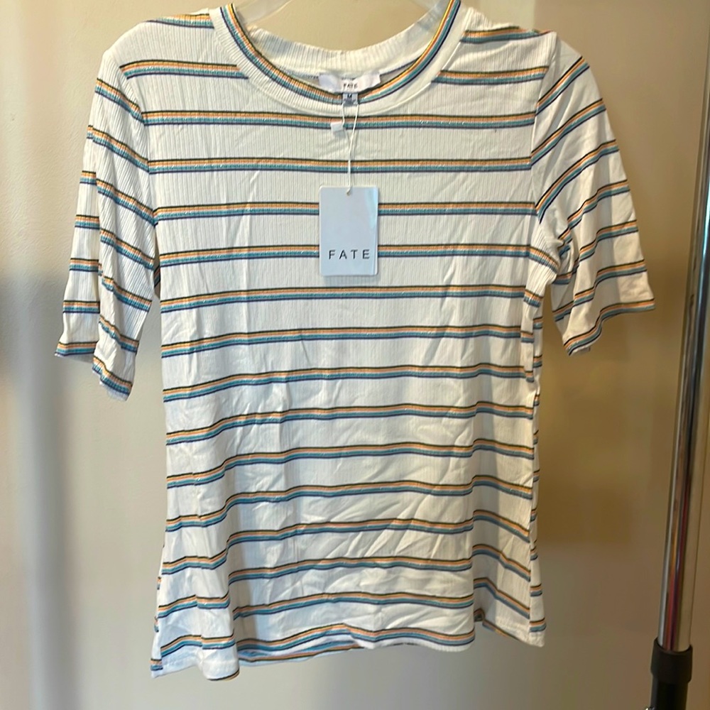 NWT..Fate cream top